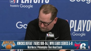 NBA录像-【完整版】纳斯：恩比德已经尽力了 乔治后三节也有机会但没投进
